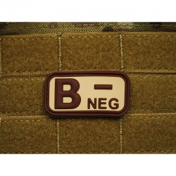 B NEG Rubber tan Bloodtype...