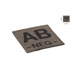 AB NEG Woven Bloodtype Patch