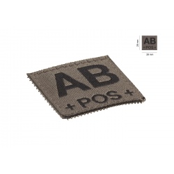 AB POS Woven Bloodtype Patch